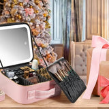 ✈Free Shipping-Makeup bag with LED Mirror