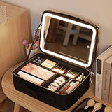 ✈Free Shipping-Makeup bag with LED Mirror