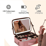 ✈Free Shipping-Makeup bag with LED Mirror